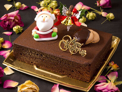 【2025クリスマス】 クリスマス限定 ケーキ＆ミートローフセット「幻チョコ＆あか牛ミートローフ」
