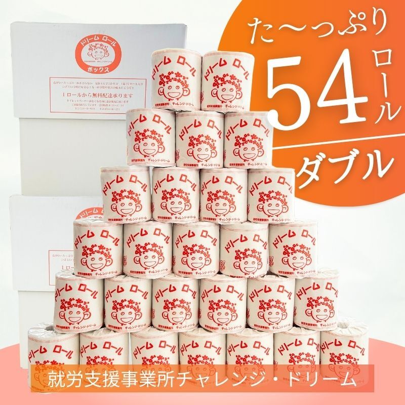 【ふるさと納税】【ダブル】オリジナルトイレットペーパー　ドリームロール
