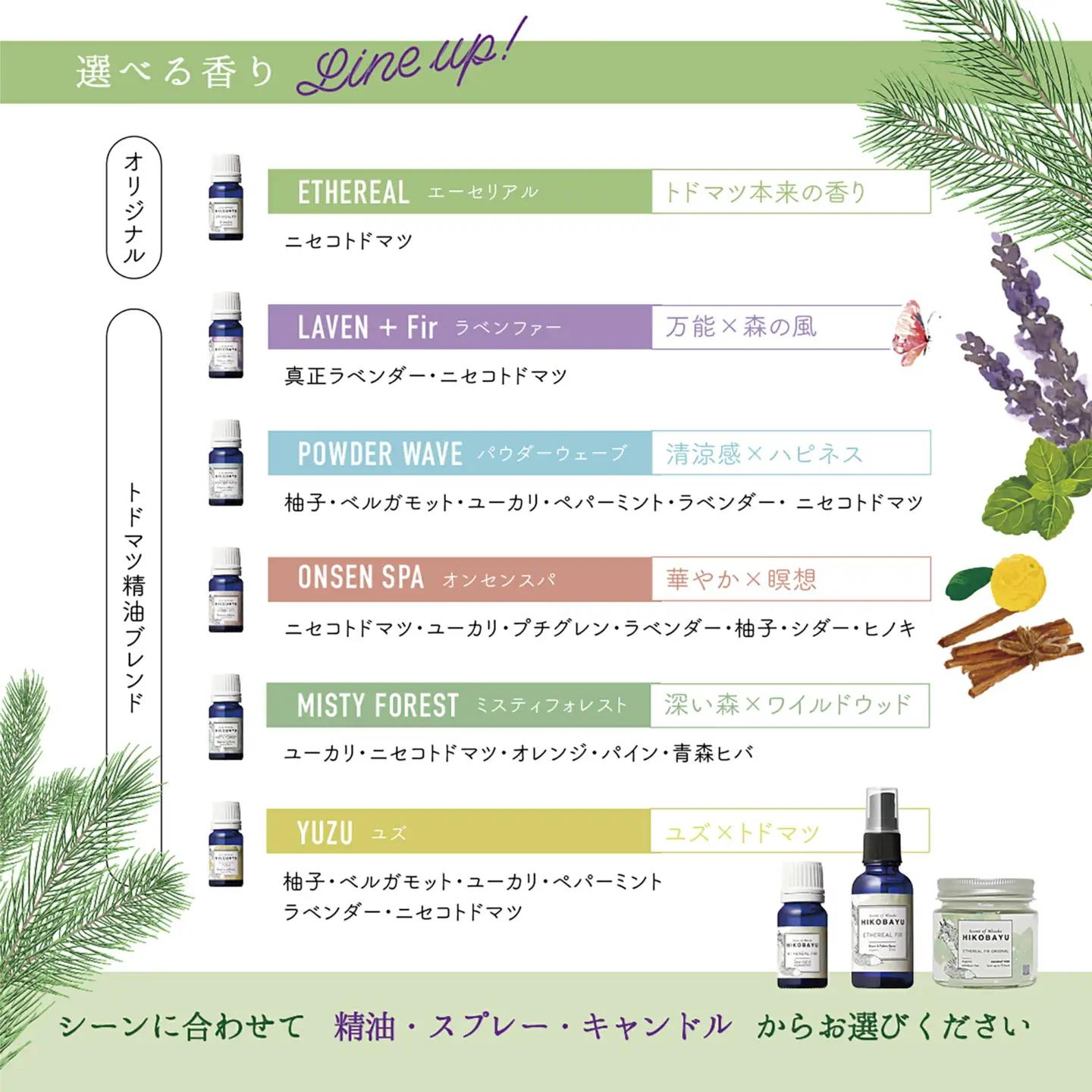 ニセコトドマツスプレー ETHEREAL FIR  Room & Fabric Spray 30ml【20010】