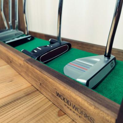 ふるさと納税 横手市 WOOD WORKS ゴルフクラブスタンド パターラック5本用 【本体カラー:ブラウン】 |  | 03