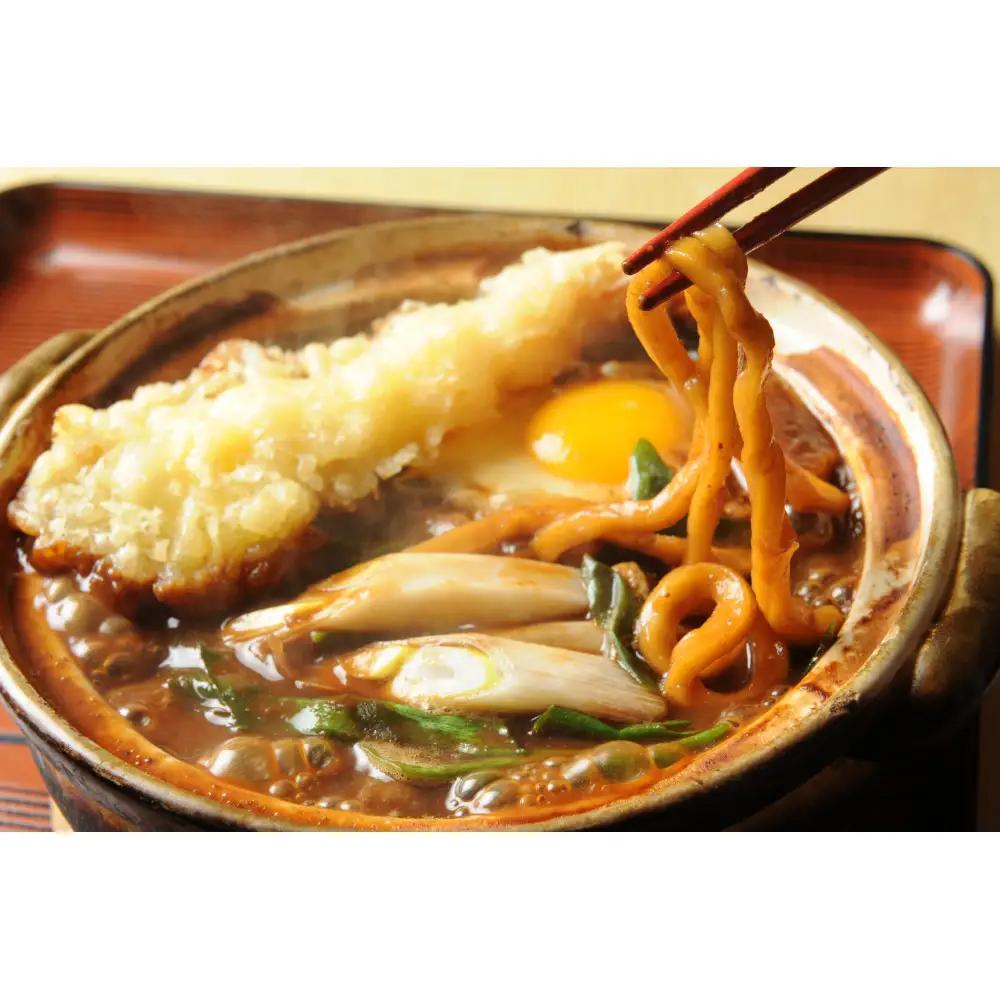 名古屋老舗 味噌煮込みうどん まことや天白 常温半なま麺（スープ付き）【2箱 6食入り】