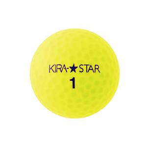 ゴルフボール  KIRA STAR 12球入 1ダース【カラー ：イエロー】  ゴルフ キャスコ kasco