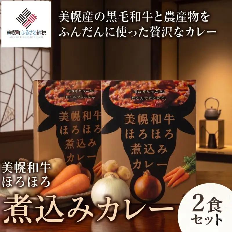 美幌和牛ほろほろ煮込みカレー 2食セット AF053 | カレー