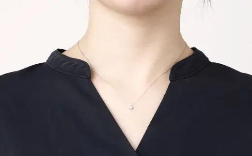 【ふるなびWEEK対象】プラチナ950ダイヤモンドペンダント 0.15ct ／ 45cm (12371100225) [21470821]