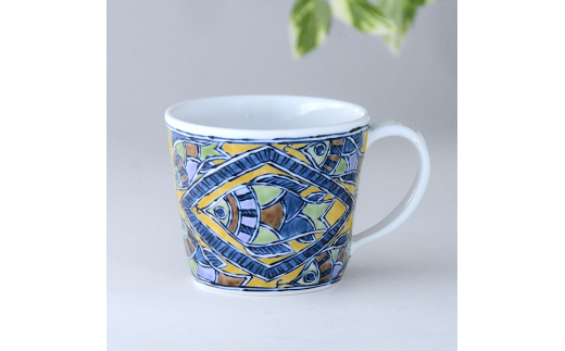 魚紋マグカップ 135-H956