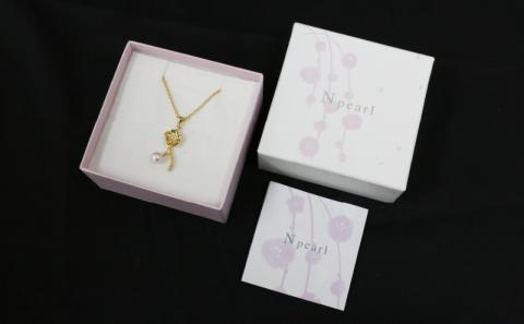 想い梅 パールネックレス 小枝 Npearl ゴールド アクセサリー アコヤ真珠 パール ネックレス ファッション 特産品 国産 真珠 愛媛 宇和島 A135-166009