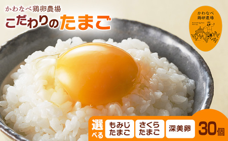 【品種を選べる】かわなべ鶏卵農場のこだわりのたまご30個/こだわり 国産 青梅市産 鶏 鳥 卵 たまご タマゴ 玉子 朝食 卵かけご飯 ＴＫＧ ゆでたまご 赤玉 卵黄 卵白 健康 青梅市 深美卵