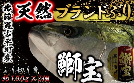 
【15110】.【北海道産天然ぶり 「鰤宝（しほう）」 柵どり】
