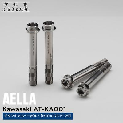 ふるさと納税 京都市 【AELLA】Kawasaki|チタンキャリパーボルトAT-KA001