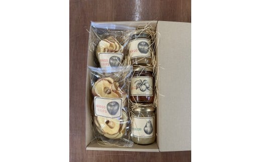 〔松本農未来project〕ジャム3種、りんごチップ詰め合わせ セット（ジャム3個、チップ2袋）│信州松本 ジャム りんご チップ 詰め合わせ お菓子 加工品 食品 長野県 松本市 甘い