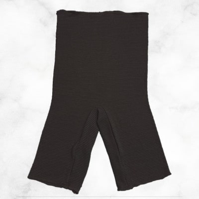 シルク腹巻きパンツ インナー スパッツ ブラック