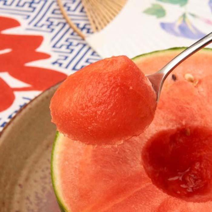 ［先行予約］厳選 小玉すいか Ｍサイズ ／2玉入り［農家直送］［先行予約］［和歌山県産］［MS127］