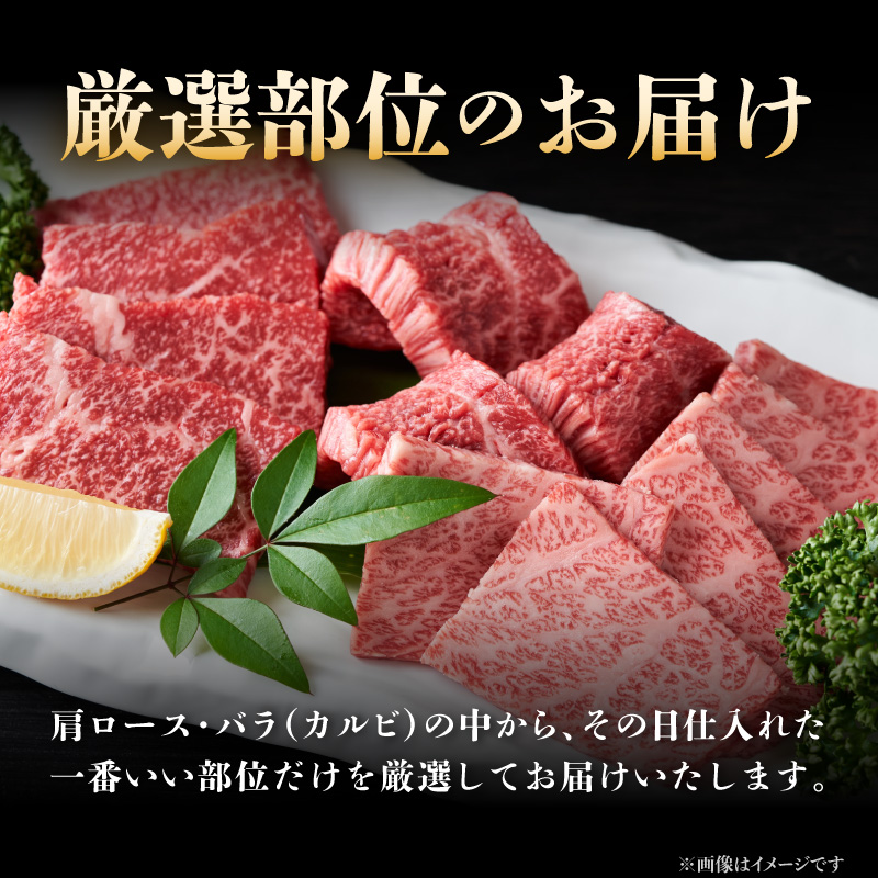 訳あり！【A4～A5】博多和牛焼肉切り落とし(肩ロース・バラ） 1kg(500g×2p)  肉 お肉 和牛 黒毛和牛 博多和牛 A4 A5 焼肉 BBQ バーベキュー 肩ロース バラ カルビ 贈り物 