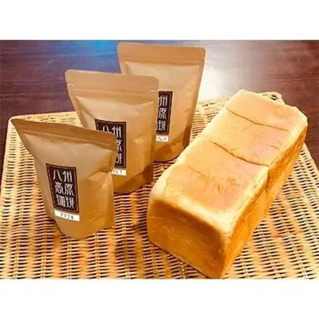 ハニーブレッド1本(2斤)と八州高原珈琲(豆)　3種の詰め合わせ_ パン  ぱん  飲料・ドリンク コーヒー豆 コーヒー・コーヒー豆 珈琲 珈琲豆_【配送不可地域：離島】【1094246】