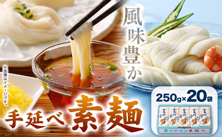 
                  そうめん 素麺 ソーメン 手延べ素麺 250g×20袋 5kg かも川手延素麺株式会社《30日以内に発送予定(土日祝除く)》岡山県 浅口市 紙箱入 お土産 送料無料
                