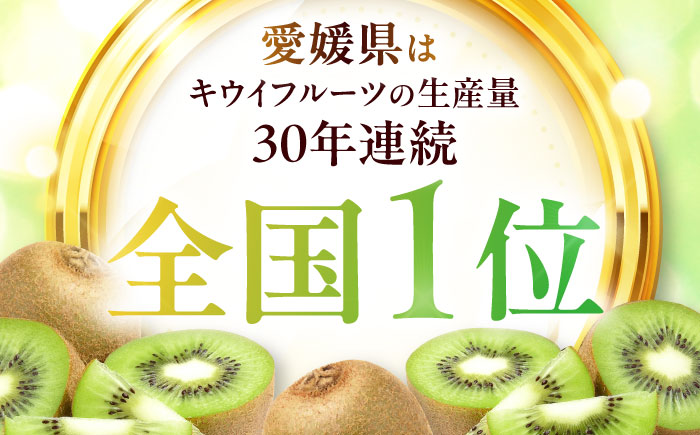 【先行予約】【2025年12月中旬から2026年1月下旬にかけて順次発送】生産量日本一！愛媛県産 キウイフルーツ（20個から27個入り）　愛媛県大洲市/幸野観光なし園 [AGBD004]キウイ フルー