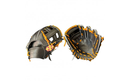 硬式 グラブ 内野用 Rook 002シリーズ  野球 グローブ  内野手：ブラック×タン　左投げ用