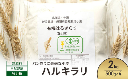 小麦粉 ハルキラリ 500g×4 強力粉 パン作り 小麦