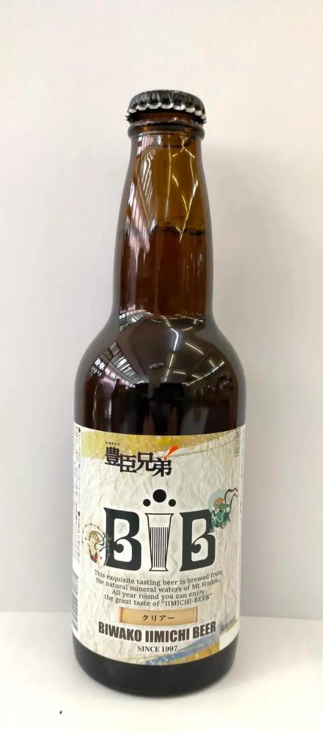 びわこいいみちビール 　クリアー&ストロング　6本セット　豊臣兄弟!限定ラベル