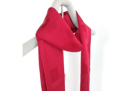 丹後ちりめん シルク・ストール（ワインレッド）/還暦祝い用