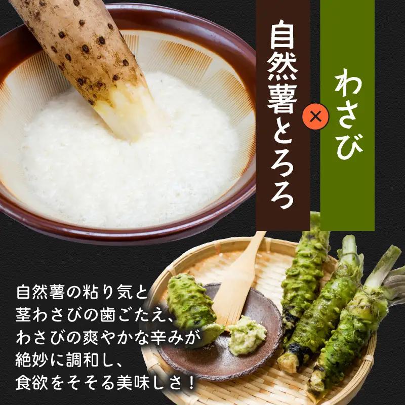 とろろ 食べ比べ 3種セット 100g × 3種 × 2個 尾白弁当 【とろろ】