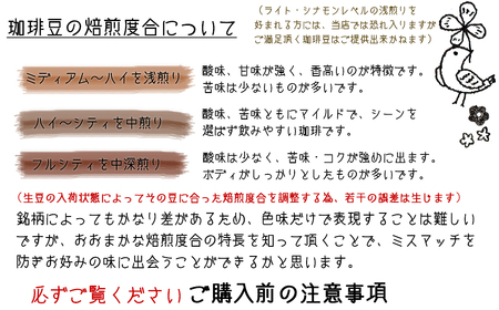 【宝塚】Qグレード珈琲2種類 当日自家焙煎珈琲100g×2袋 miniサイズ【豆】