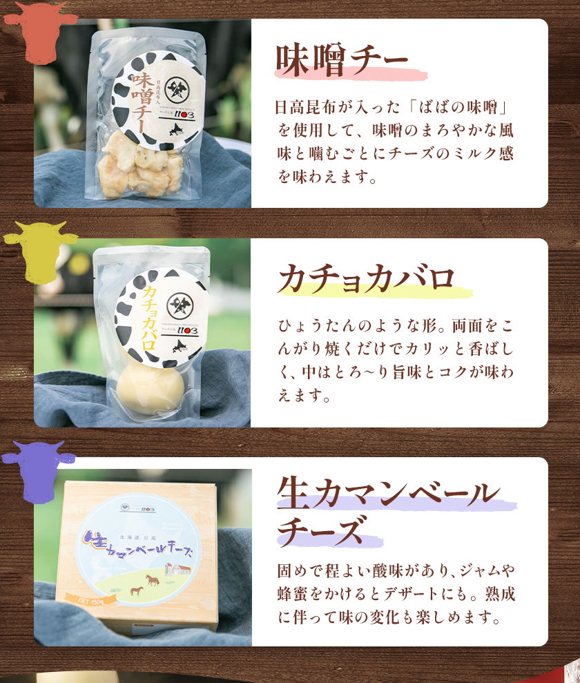 チーズセットB 計5種 通常包装 チーズ工房1103《90日以内に出荷予定(土日祝除く)》ストリング拓 ストリング日高 味噌チー カチョカバロ 生カマンベール チーズ チーズセット 乳製品 送料無料 