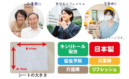 【キシリトール配合】口腔お手入れウェットシート 50枚入り×30個セット（1500枚）