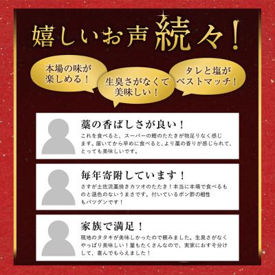ふるさと納税 室戸市 土佐流藁焼きかつおタタキ3節セット 室戸海洋深層水のお塩付き 鰹タタキ |  | 03