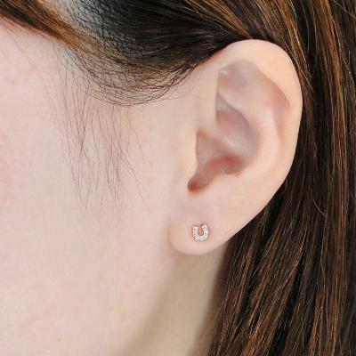 ふるさと納税 甲府市 K10YG 馬蹄ダイヤモンドピアス(Fpe002) |  | 02