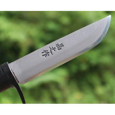 ふるさと納税 南国市 土佐四万十渓流ナイフ105【黒ツバ輪/全曇】ダマスカス15層青紙2号鋼 |  | 01