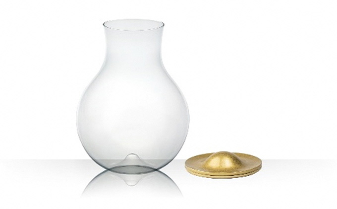 
【高岡銅器】Decanter AROWIRL fortwo　Gold[№5616-1119]
