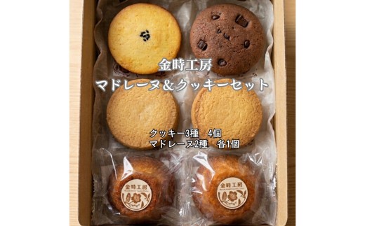 金時工房　マドレーヌ＆クッキーセット    焼菓子 おやつ スイーツ 鳴門金時 チョコチップ ココア スイートポテト クッキー マドレーヌ