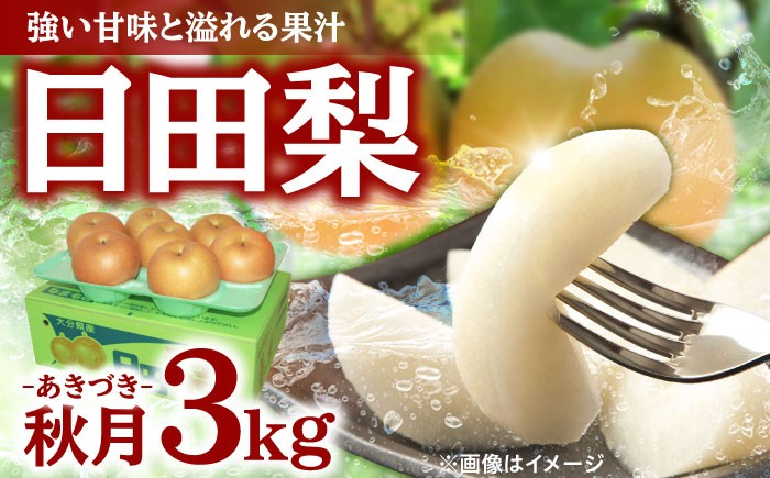 
            【先行予約・26年9月以降発送】日田梨 あきづき 3kg 日田市 / 日田梨協同組合　梨  なし あきづき梨 なし 和梨 果物 くだもの[ARBB003]
          