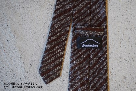 【Hadashin】シルクネクタイ（グリーン）【403　ストライプ(変則)】 ネクタイ シルク プレゼント フォーマル ビジネス