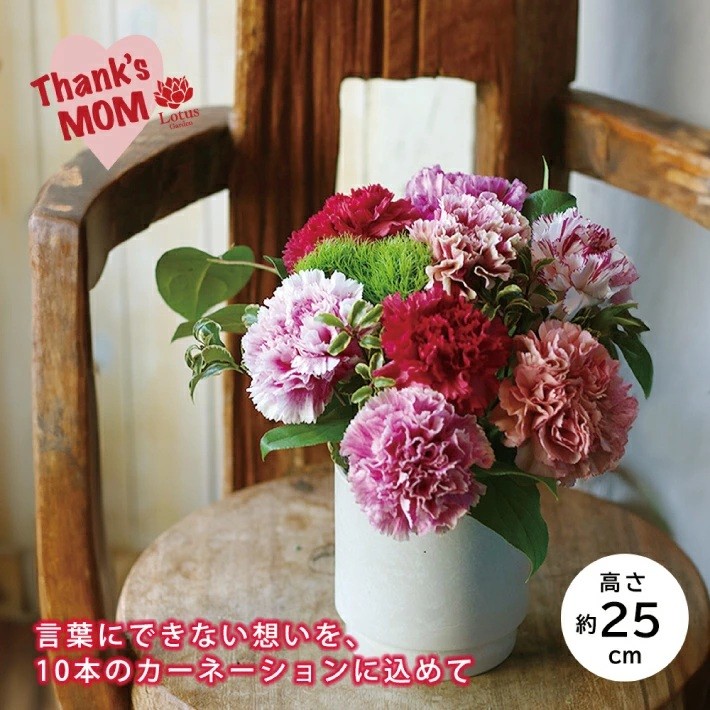 
                  【母の日2026】「スイート10 カーネーションアレンジ」 ありがとうママ SL0304
                