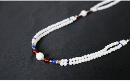 白珊瑚 デザインネックレス 珊瑚