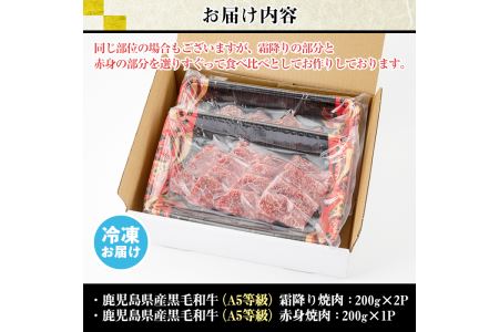 焼肉 焼肉セット 黒毛和牛 計600g 【カミチク】 No.507-03