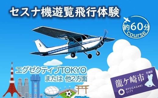 ＜ペア＞セスナ機遊覧飛行体験〈約60分コース〉(フライトN・O・P)【遊覧飛行 体験 フライト 旅行 利用券 体験 国内 トラベル チケット 飛行  グライダー ペア体験 空旅 レジャー 観光 ギフト プレゼント 贈り物】