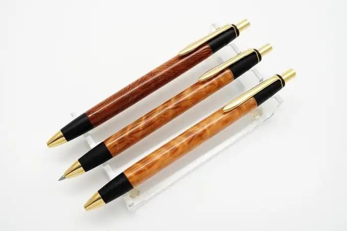 天然屋久杉ボールペン・ストレートタイプ(0.7mm)1本 （ペン 文房具