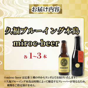 ビール 6本 飲み比べ クラフトビール miroc-beer 久福ブルーイング本島