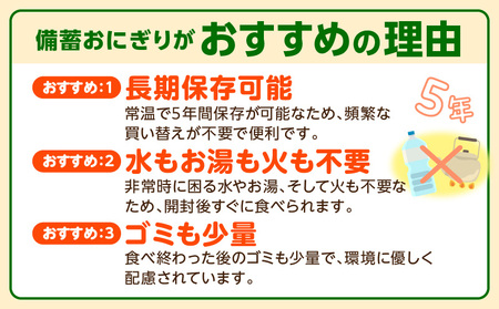 備蓄おにぎりしょうゆ味10個入り 備蓄 長期保存 キャンプ