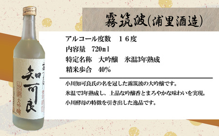 霧筑波２本セット【日本酒 大吟醸 飲み比べ お酒 セット酒】