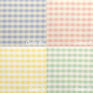 【ピンク×グリーン2枚組】タツクラフト ST ランチョン トレー L 39cm ミルキー チェック 