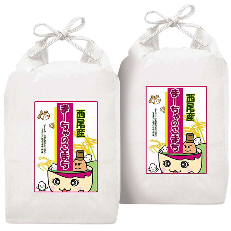 【ふるさと納税】【令和7年産】西尾のお米【あきたこまち】白米【5kg×2 計10kg】K346 まーちゃんのこまち 国産米 国内産 日本産 愛知県産 白米 精米 ブランド米 あきたこまち 令和7年 新米 送料無料