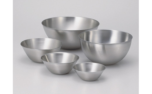 柳宗理デザイン ステンレスボウル5点セット (13・16・19・23・27cm) FC024005