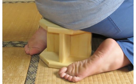 手作り木製 正座用補助椅子15cm  2個セット 099H2186