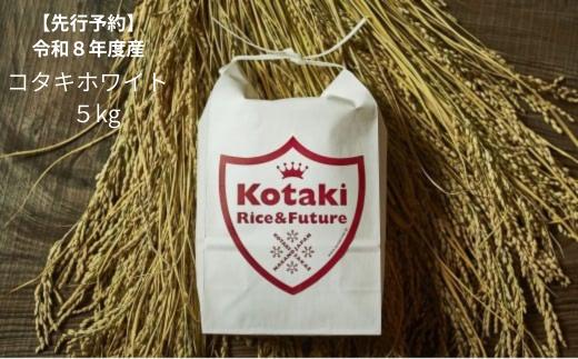 ≪令和8年産新米予約≫希少米 コタキホワイト 5kg