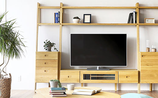 
                  高野木工 レイリア 154 TVボード WO 北欧家具 テレビボード ナチュラル
                