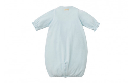 ミキハウス ストレッチパイル ツーウェイオール ( ブルー ) ベビー服 ベビー ベビー用品 赤ちゃん 新生児 パイル素材 吸水性 ツーウェイオール カバーオール ツーウェイドレス ふわふわ 柔らかい